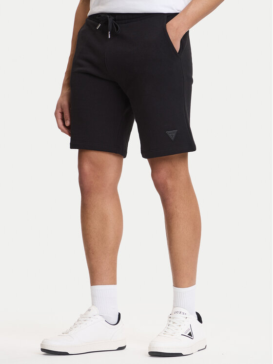 Guess Guess Sportovní kraťasy M6GD12 K3020 Černá Slim Fit