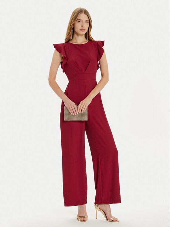 Rinascimento Rinascimento Kombinezon CFC0119758003 Bordowy Regular Fit