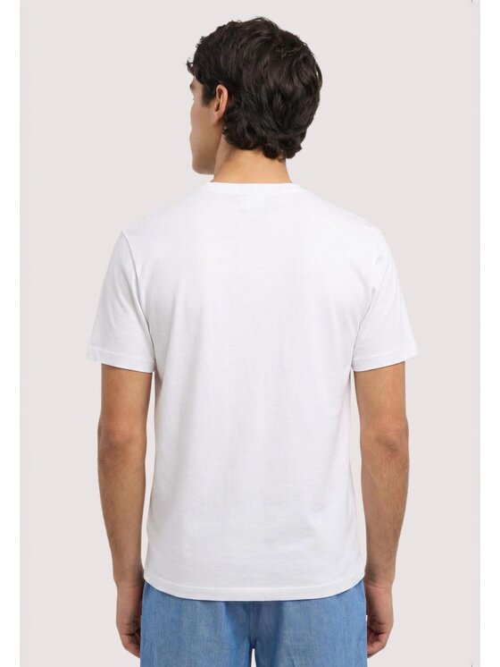Trussardi Trussardi T-Shirt G0998000282N001 Biały Regular Fit