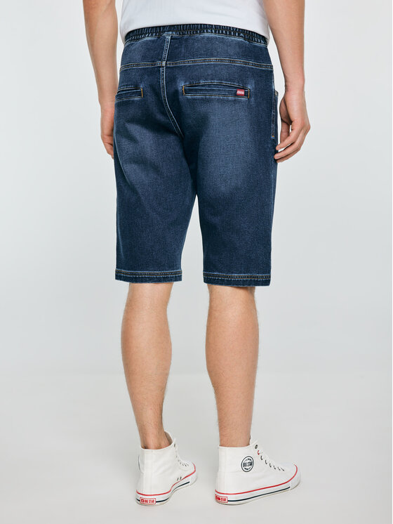 BIG STAR BIG STAR Kurtka jeansowa PARKER Granatowy Loose Fit