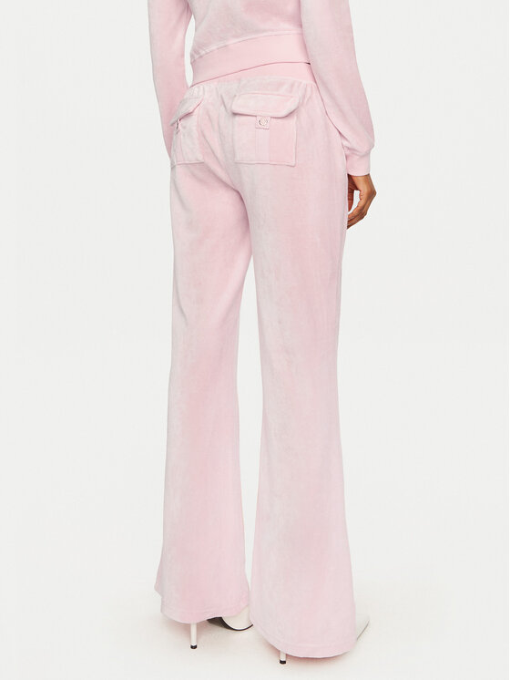 Juicy Couture Juicy Couture Spodnie dresowe Caisa JCSEBJ008 Różowy Slim Fit
