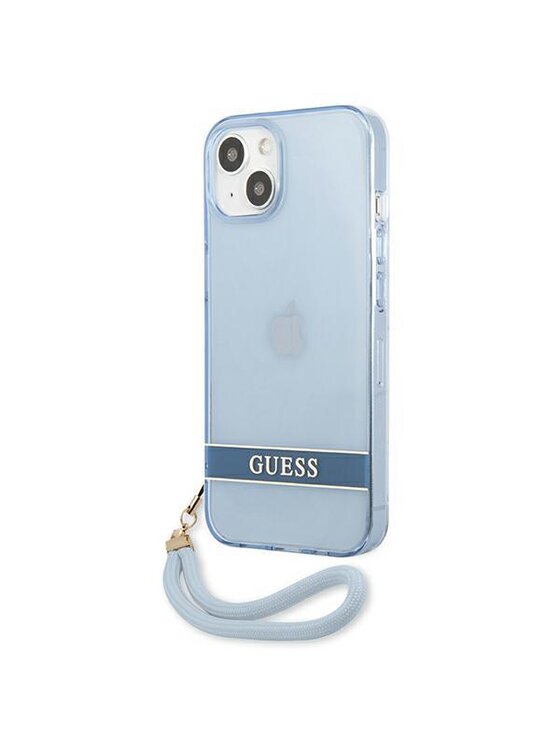 Guess Guess Etui na telefon iPhone 13 Niebieski