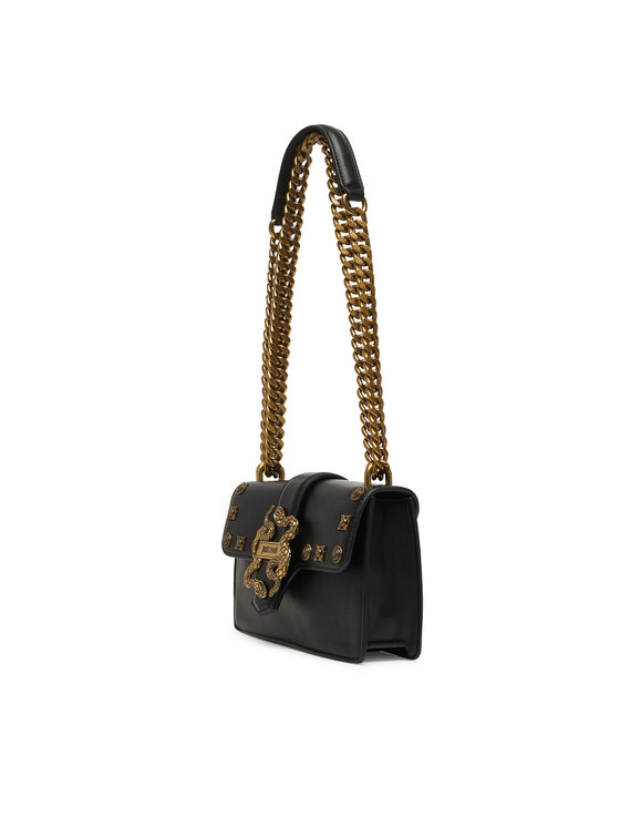 Just Cavalli Just Cavalli Geantă Iconic Snakes 81RA4BAF ZSE07 Negru