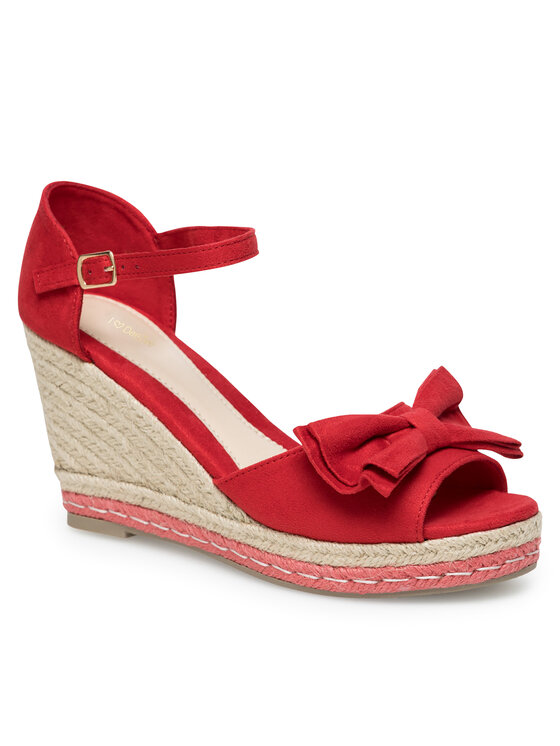 DeeZee DeeZee Espadryle WYL2710-02 Czerwony