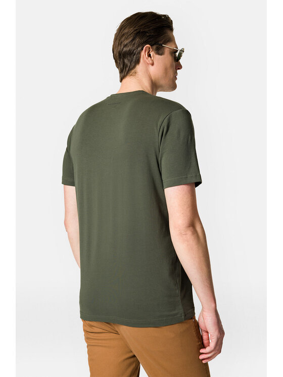Lancerto Lancerto T-Shirt Linus TS073123000028 Zielony Regular Fit