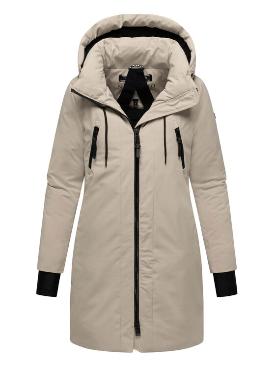 Navahoo Navahoo Kurtka zimowa Winterzart Szary Regular Fit