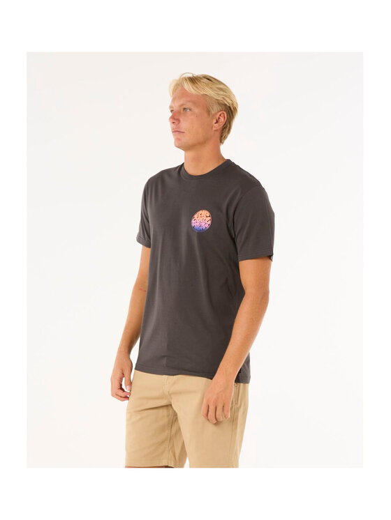 Rip Curl Rip Curl T-Shirt Wettie Passage Icon Tee Czarny Standard Fit