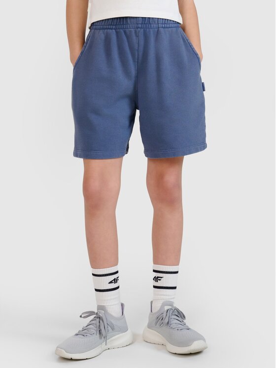 4F 4F Szorty sportowe 4FJWspring_summer_2025TSHOF483 Niebieski Regular Fit