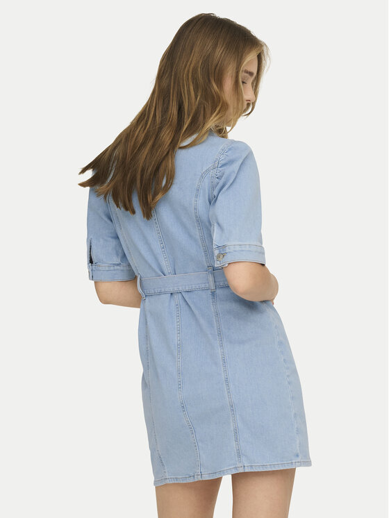 ONLY ONLY Jeanskleid Vibbe 15372569 Blau Regular Fit