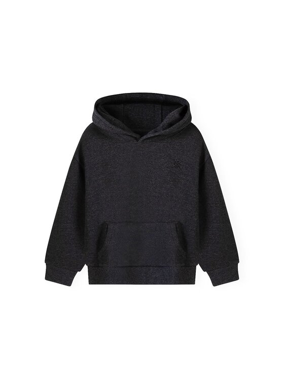 minoti minoti Bluza 33FLEECE285 Czarny Regular Fit
