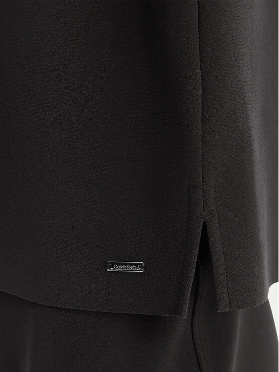 Calvin Klein Calvin Klein Polo marškinėliai LV044E241G Juoda Relaxed Fit