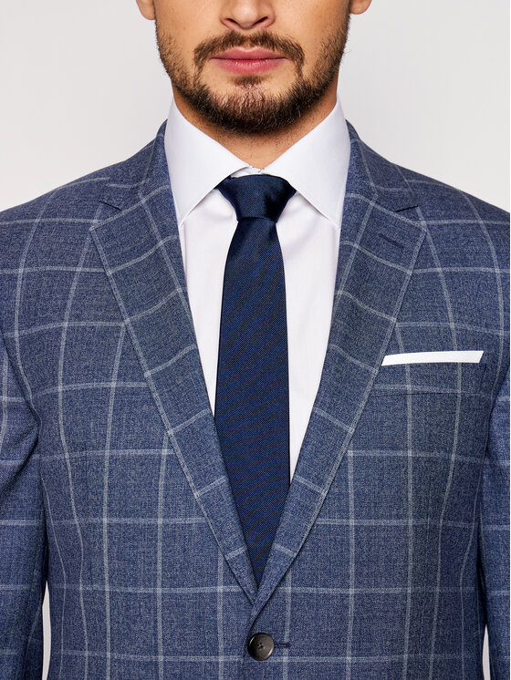 JOOP! JOOP! Ülikond 17 Js-Herby-Blayr-Str 30026574 Tumesinine Slim Fit