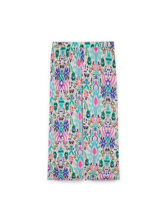 Fiorella Rubino Fiorella Rubino Spodnie materiałowe P091L002247N0S1 Turkusowy Regular Fit
