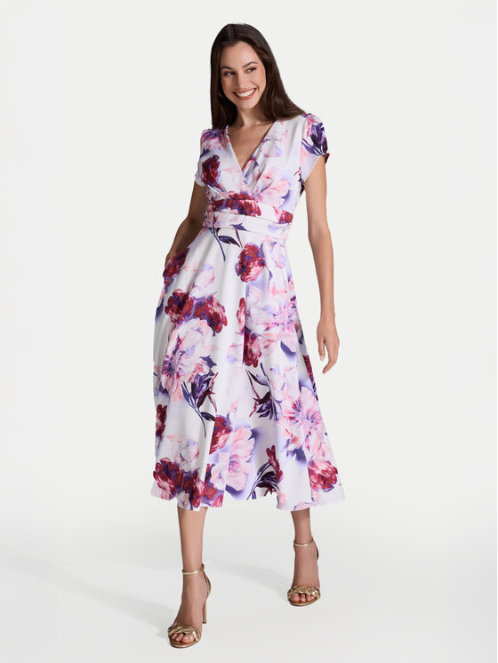 Swing Swing Coctailkleid 5AI12700 Bunt Regular Fit