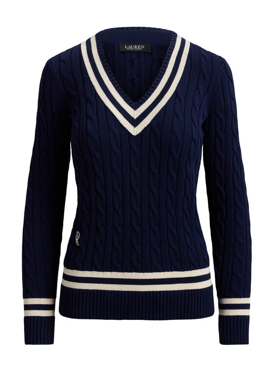 LAUREN RALPH LAUREN LAUREN RALPH LAUREN Sveter 200B22020002 Tmavomodrá Relaxed Fit