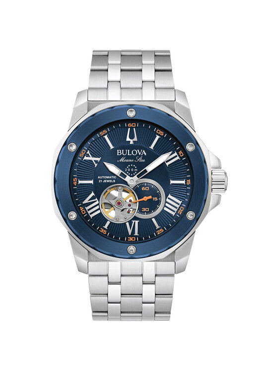 Bulova Bulova Zegarek 98A302 Srebrny