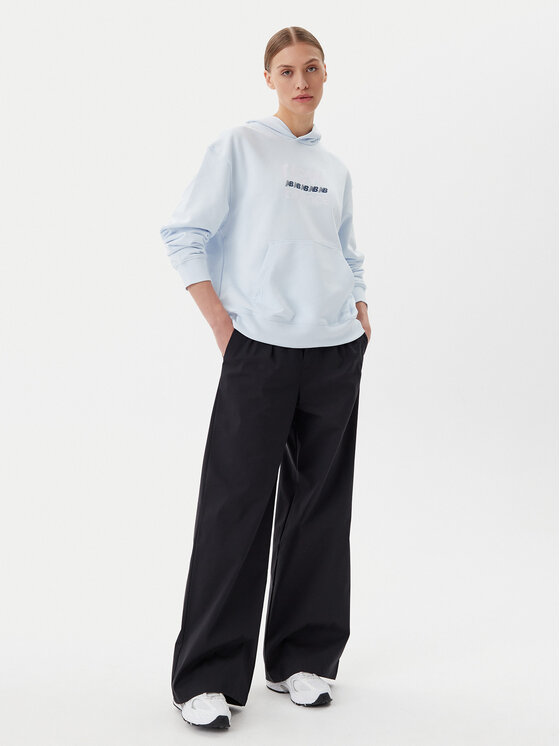 New Balance New Balance Текстилни панталони Boylston WP51538 Черен Relaxed Fit