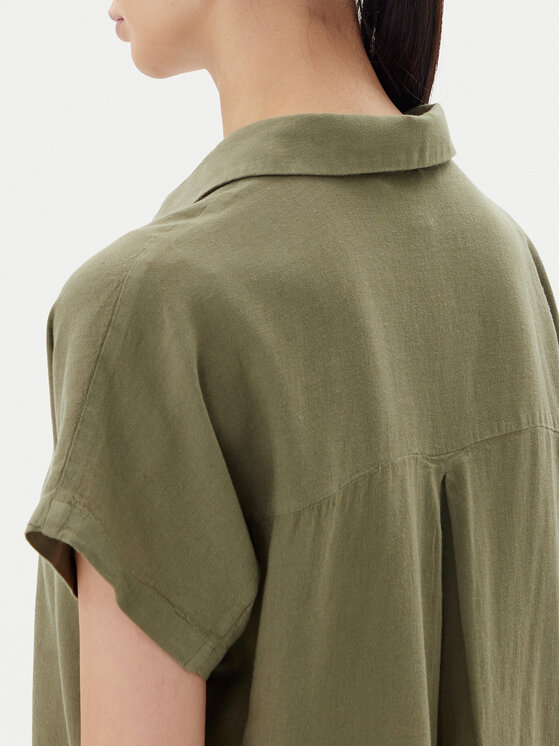 Vero Moda Vero Moda Košulja Thea 10333794 Zelena Loose Fit