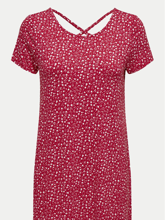 ONLY ONLY Ежедневна рокля Bera 15131237 Червен Regular Fit