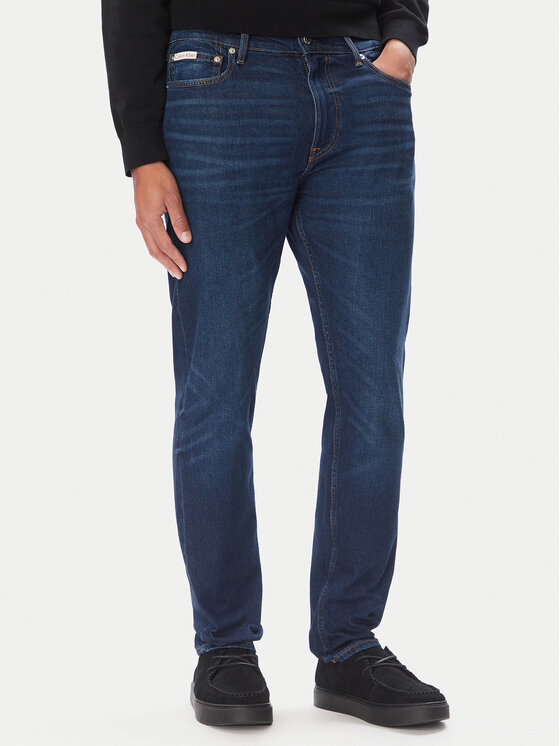 Calvin Klein Jeans Calvin Klein Jeans Blugi Tapered LV04RH934G Bleumarin Straight Leg