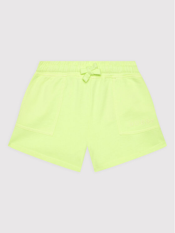 Guess Guess Sportovní kraťasy J2GD01 KB4O0 Zelená Regular Fit