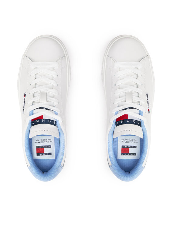 Tommy Jeans Tommy Jeans Sneakersy Tjw Cupsole Sneaker Ess EN0EN02508 Biały