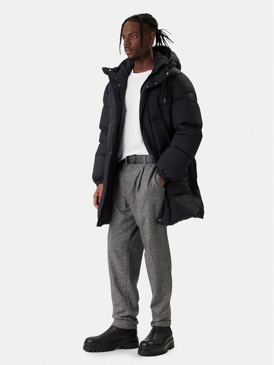 Gant Gant Vatovaná bunda 7006568 Černá Regular Fit