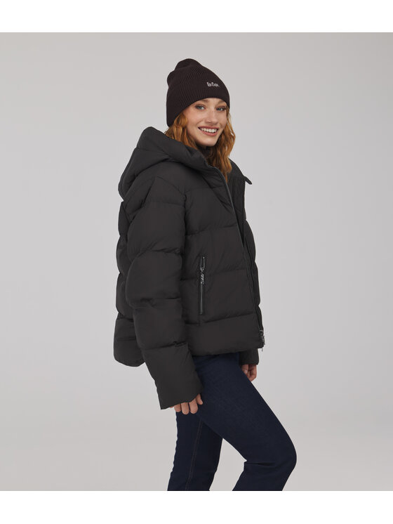 Lee Cooper Lee Cooper Kurtka puchowa LESLIE Czarny Oversize