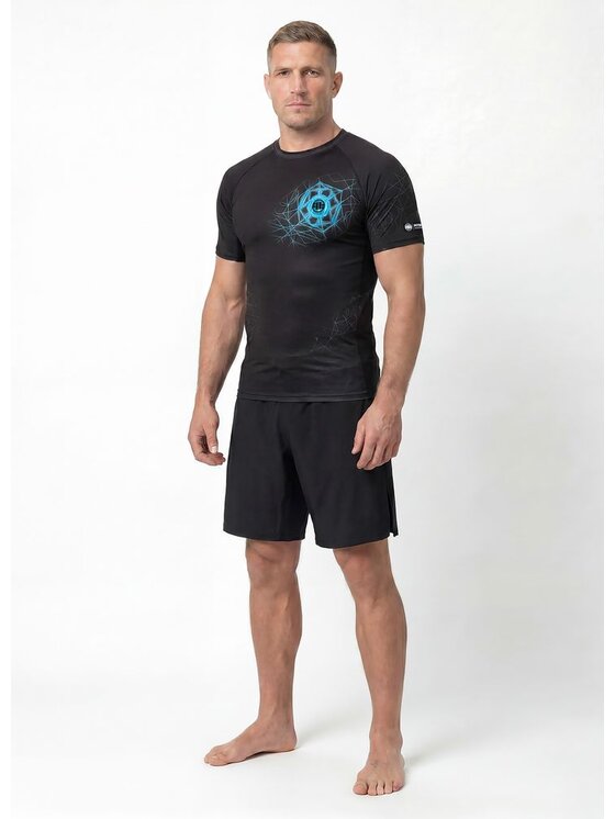 PITBULL PITBULL Koszulka techniczna RAY Niebieski Regular Fit