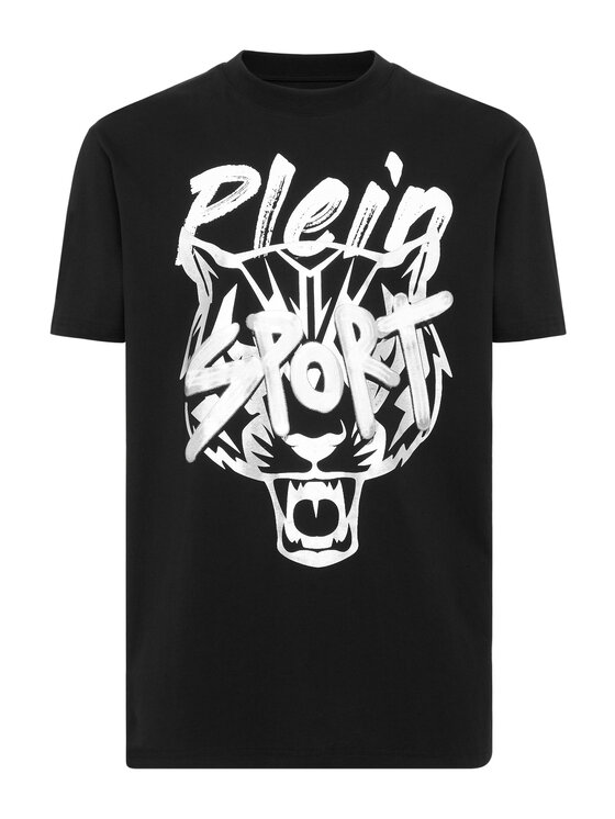 Plein Sport Plein Sport T-Shirt 8861 Czarny Regular Fit