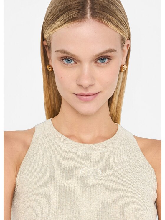 Liu Jo Liu Jo Maglione UF5277MA76Q04120 Bianco Slim Fit