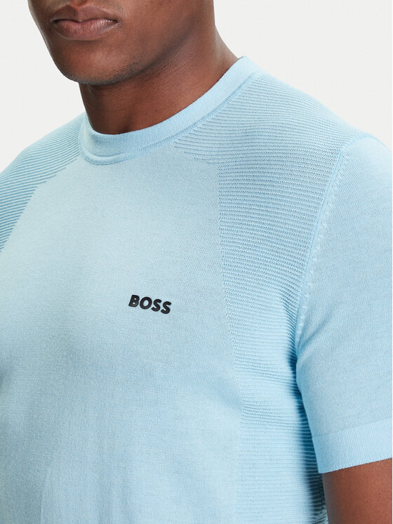 BOSS BOSS Tricou K_Momentum 50541952 Albastru celest Regular Fit