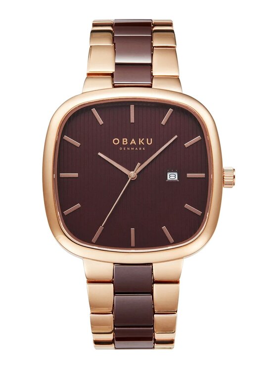 Obaku Obaku Zegarek V282GDVNCN Złoty