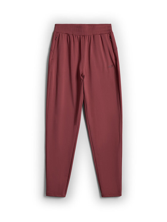 4F 4F Spodnie dresowe BASIC+ Brązowy jasny Regular Fit