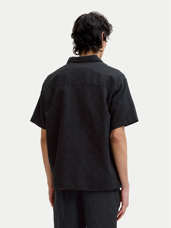 Jack & Jones Jack & Jones Košile Montauk 12293555 Černá Relaxed Fit