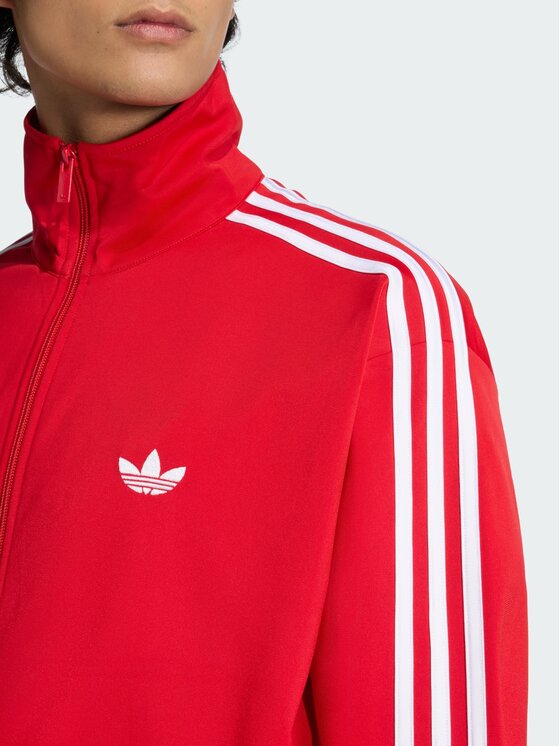adidas adidas Bluza FIREBIRD Czerwony Loose Fit