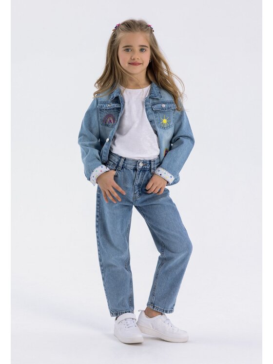 Jeansy, rozmiar 152/158, Niebieskie, 22jean47