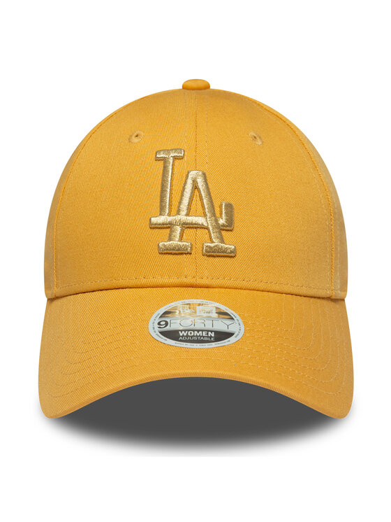 New Era New Era Czapka z daszkiem LA Dodgers Metallic Yellow 9FORTY 60667386 Żółty