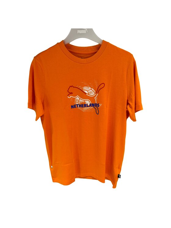 Puma Puma T-Shirt 684376 Pomarańczowy
