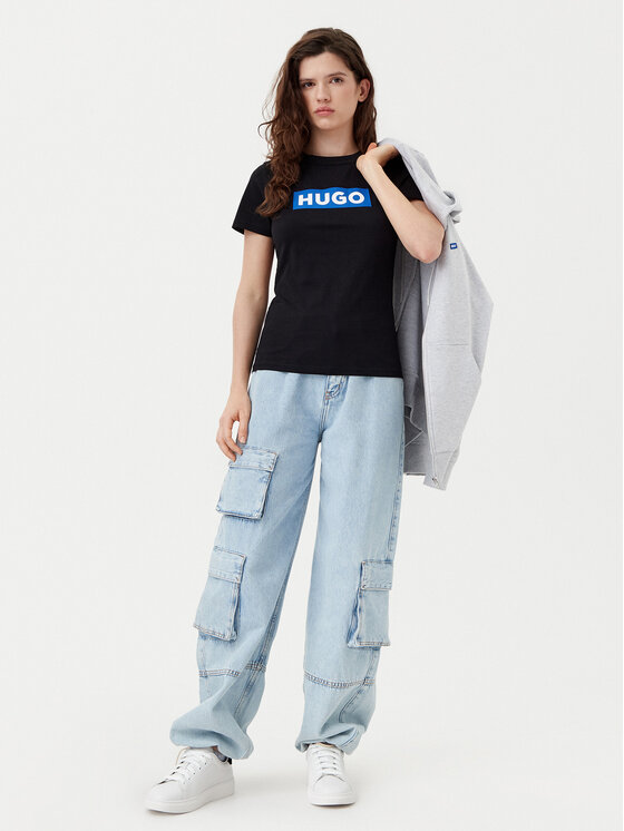 HUGO HUGO T-shirt Classic 50510772 Crna Regular Fit