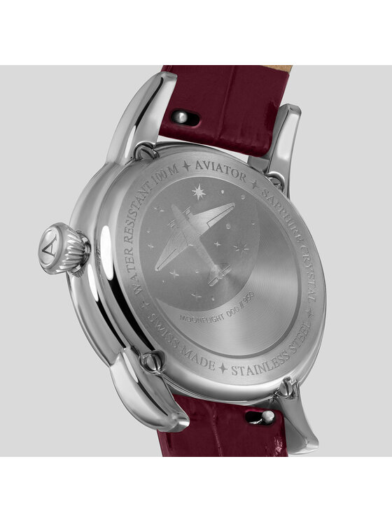 Aviator Aviator Zegarek V.1.33.0.264.4 Czerwony