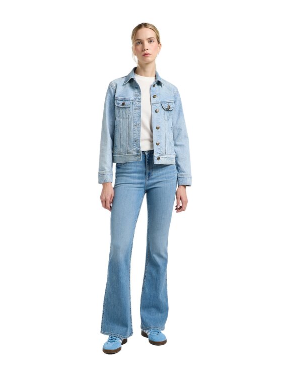 Lee Lee Jeansy Breese Niebieski Wide Leg