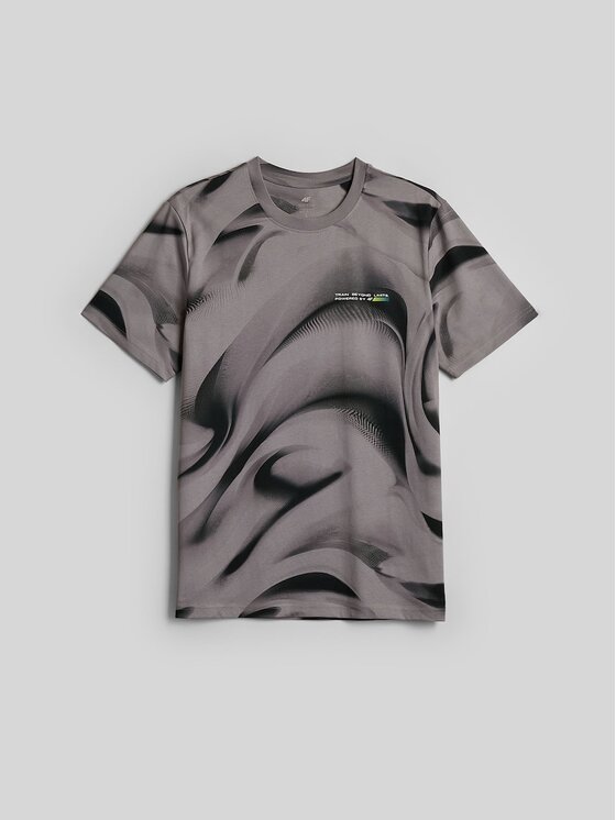 4F 4F T-Shirt 4FRAW26TTSHM4668-20A Černá Regular Fit
