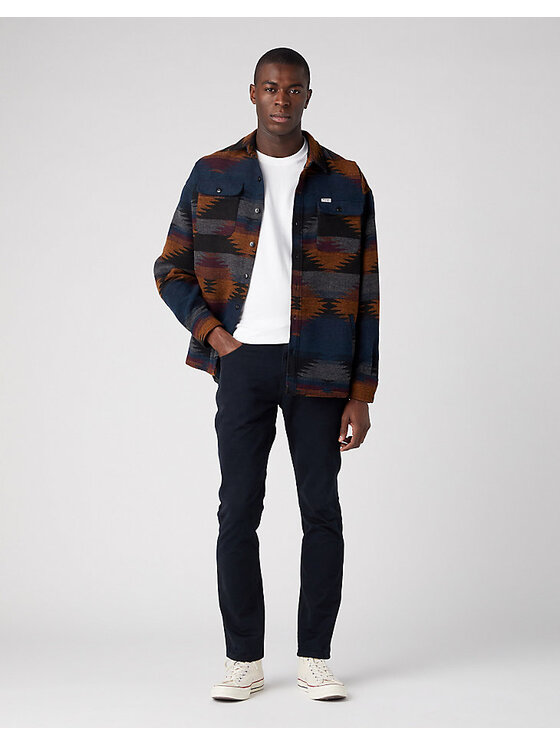 Wrangler Wrangler Jeansy LARSTON Czarny Slim Fit