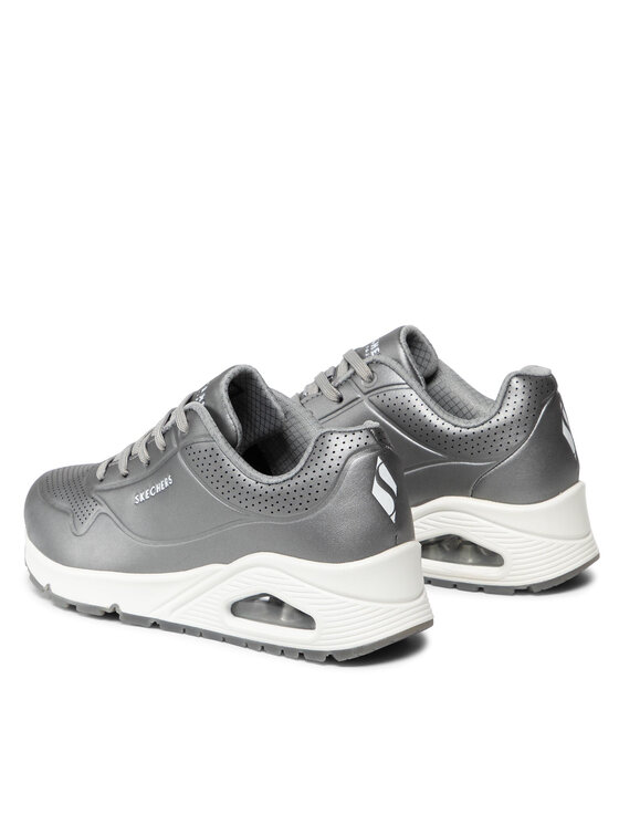 Skechers Skechers Sneakersy Rose Bold 73691/GUN Srebrny