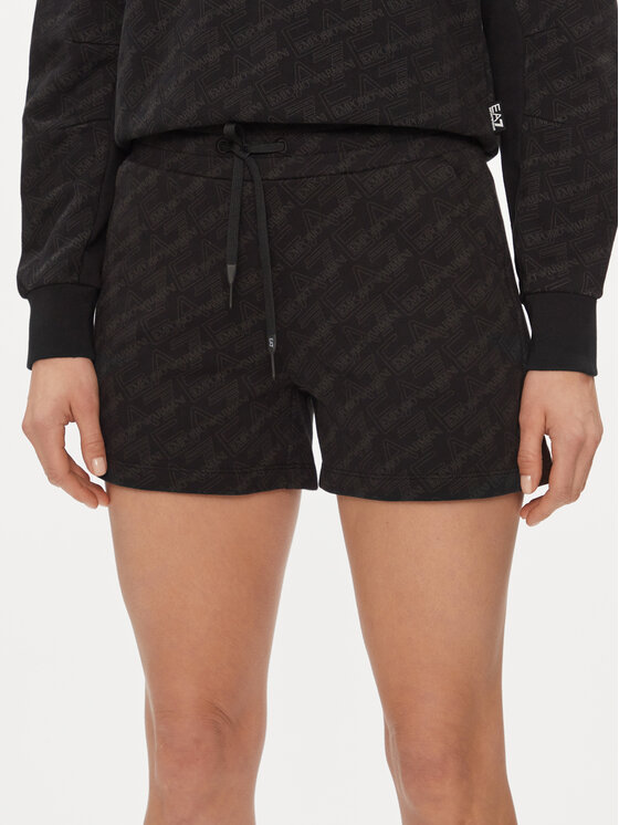 EA7 Emporio Armani EA7 Emporio Armani Sportiniai šortai 3DTS55 TJUAZ 1200 Juoda Regular Fit