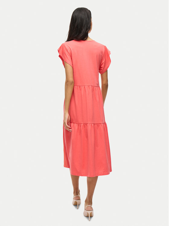 Vila Vila Vestito da giorno Summer 14087542 Corallo Loose Fit