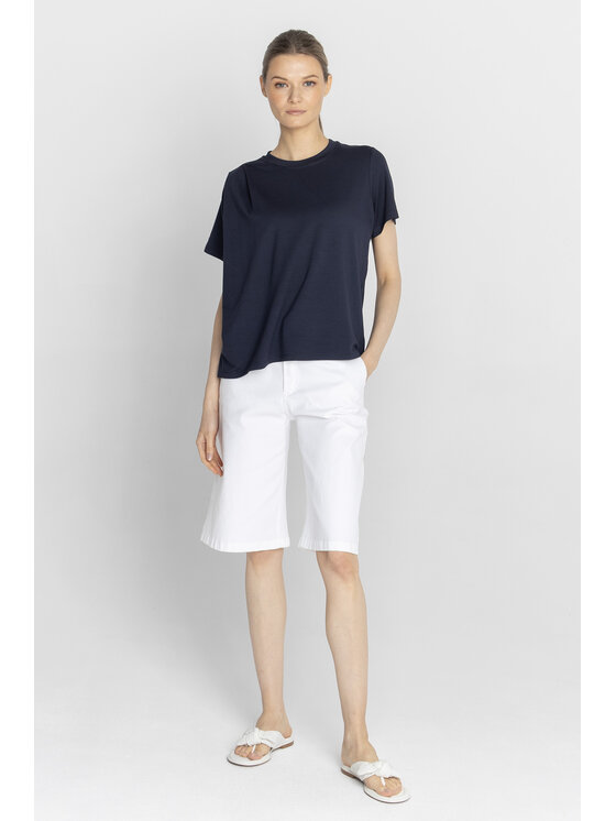 Deni Cler Milano Deni Cler Milano T-Shirt T-DC-T210-F2-46-58-1 Granatowy Regular Fit