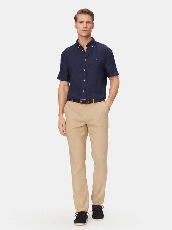 Tommy Hilfiger Tommy Hilfiger Košeľa MW0MW41531 Tmavomodrá Regular Fit