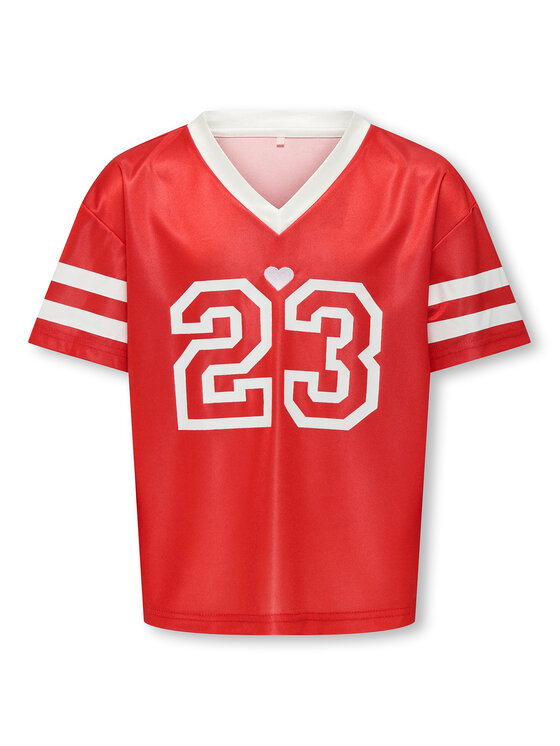Kids ONLY Kids ONLY Футболка Lulu 15354971 Червоний Regular Fit